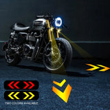 GCYS Car Arrow Indicator Projection Light, Safety Anti-Collision Light, Ambient Decorative Light, Vehicle Neon Light, Modification Light, Small Tool Accessory Light, 9-36V Hardwired, Suitable for Cars And Motorcycles, Without  Sparepart.pk