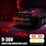 GCYS Car Arrow Indicator Projection Light, Safety Anti-Collision Light, Ambient Decorative Light, Vehicle Neon Light, Modification Light, Small Tool Accessory Light, 9-36V Hardwired, Suitable for Cars And Motorcycles, Without  Sparepart.pk