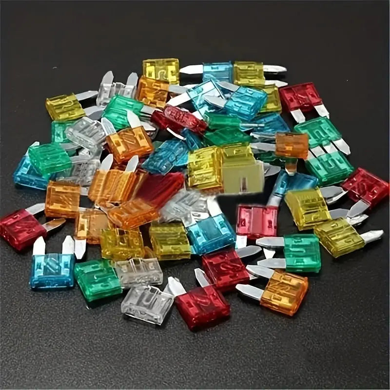 60pcs Bagged  Fuse Assortment: 5A/10A/15A/20A/25A/30A  Sparepart.pk