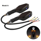 Set of 2 Motorcycle LED Projection Lights with Amber Arrow Projection, Suitable for Cars, Motorcycles, And Electric Scooters. High-Brightness Neon Lights for Decoration And Ambiance, Without Battery  Sparepart.pk